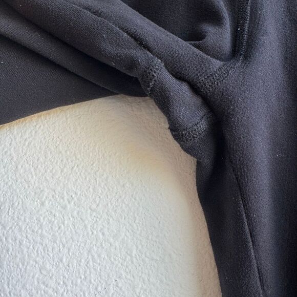 Alo Yoga Banded Yoga Leggings Block Size Medium Logo Calf High Rise Compressive - Picture 4 of 8